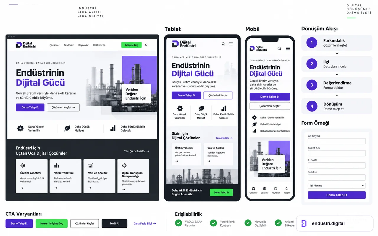 Web sitesi kalite performans ve SEO ekranı