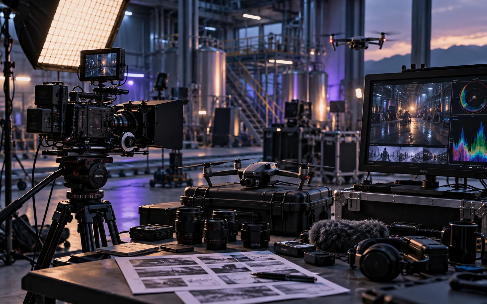 Fabrika kurumsal film ürün videosu fotoğraf ve drone prodüksiyonu